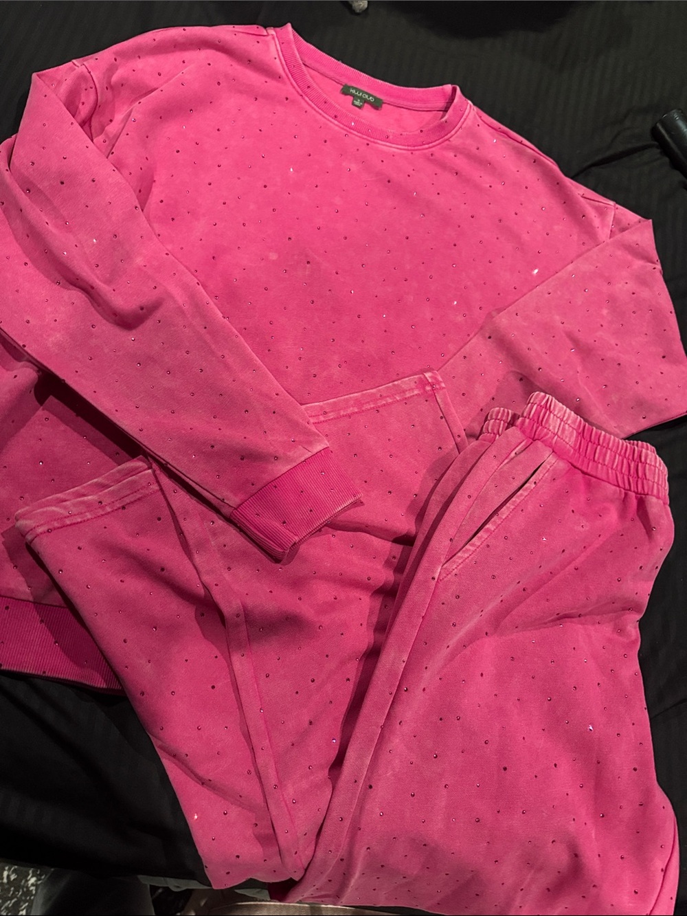Hot Pink Sparkle Set nwot